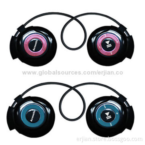 Phone Headsets with Bluetooth Handsfree Talking for Smartphones, w/ Mic and Volume Control Buttons